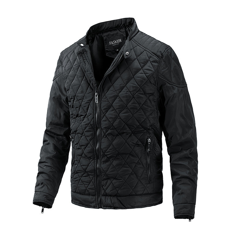 Charles Klassische Herren Stehkragen-Jacke