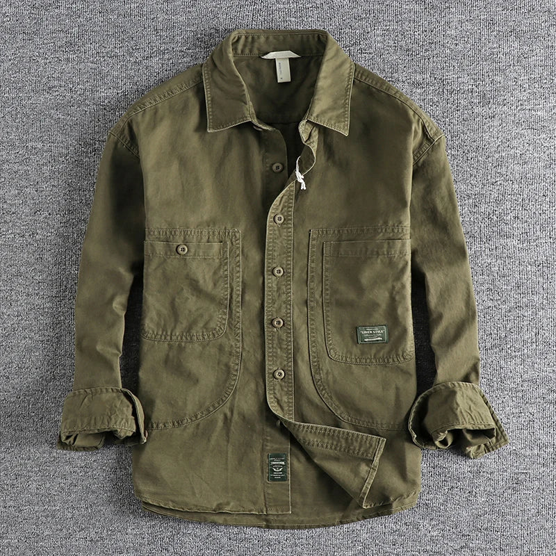 Zeitlos Stylisches Herren Retro-Shirt