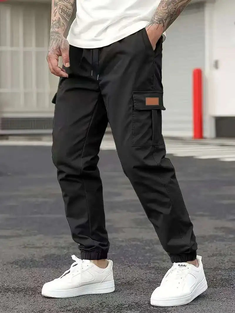 Men's Casual Joggers with Drawstring