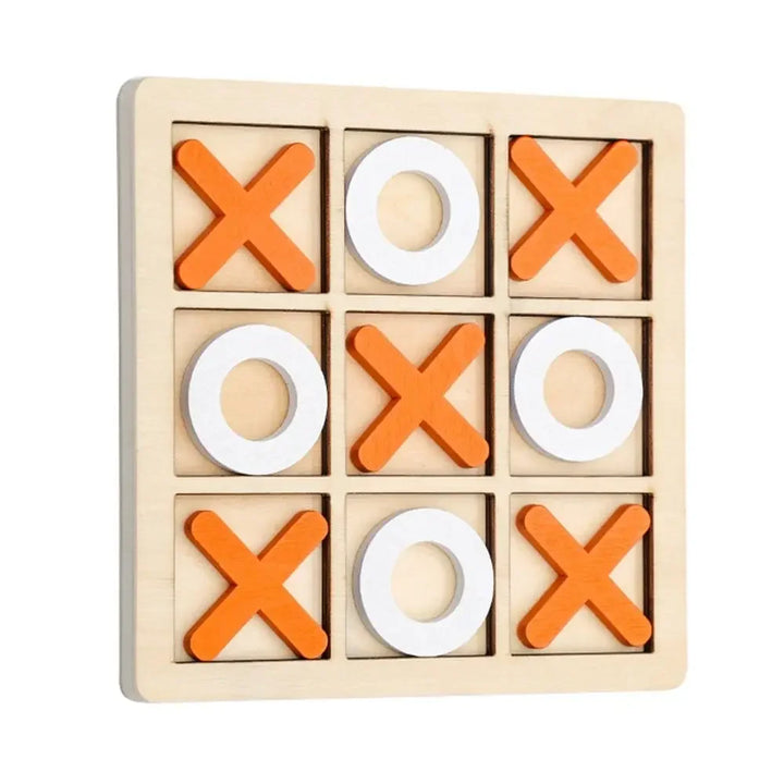 Klassisches Damen Tic Tac Toe Holzbrettspiel