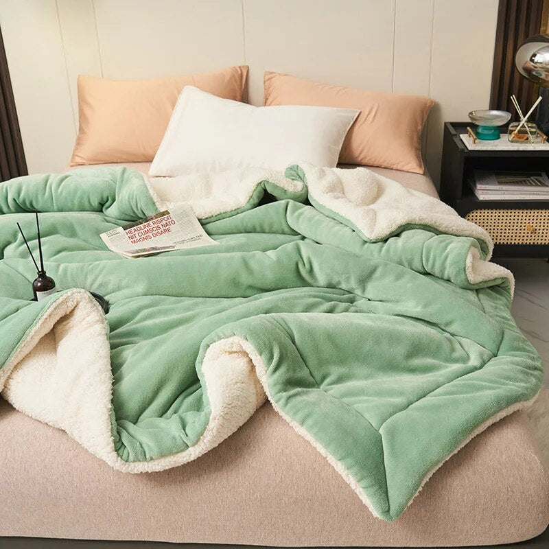 Weiche Damen Kuscheldecke