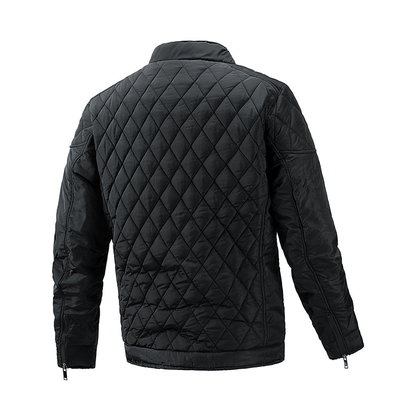 Charles Klassische Herren Stehkragen-Jacke
