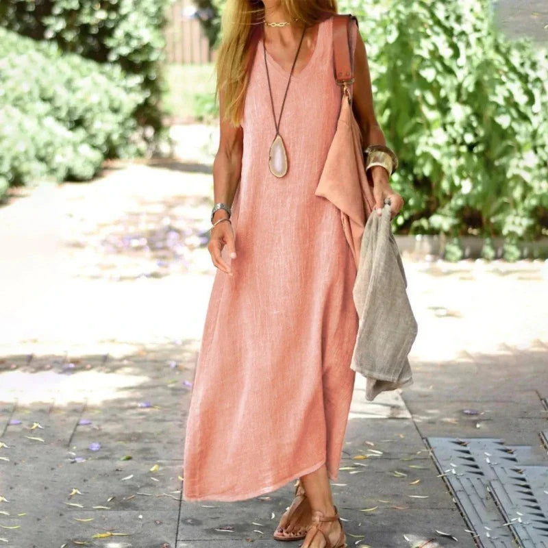 Luftiges Langes Damen Sommerkleid