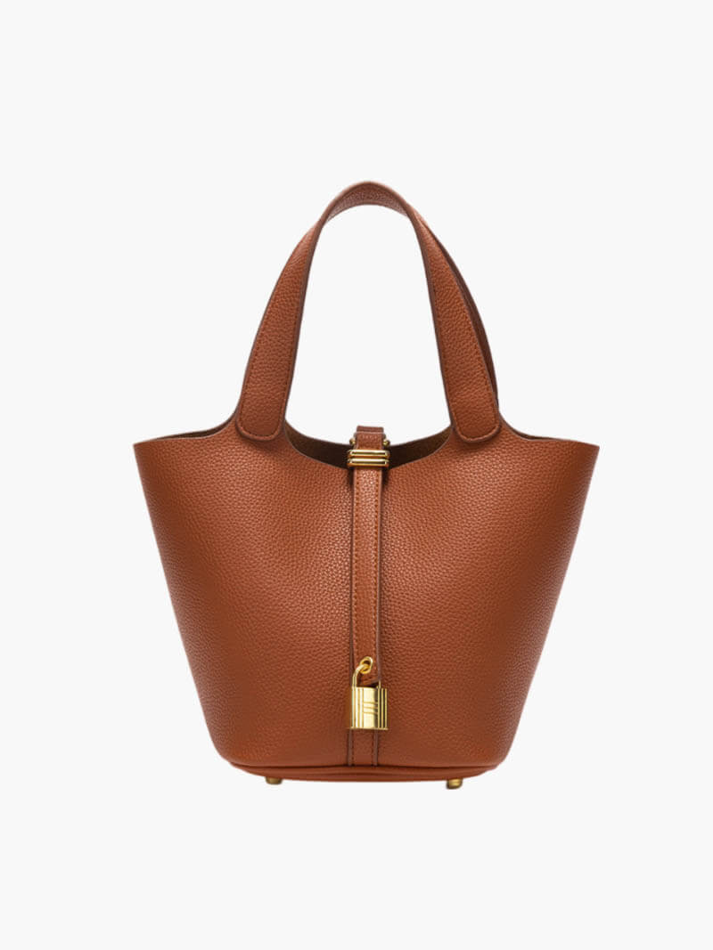 Xanthe Stilvolle Damen Handtasche mit Goldakzent