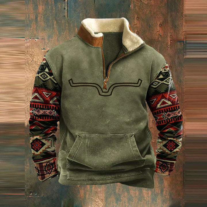 Logan Stylischer Herren Zip-Up Pullover