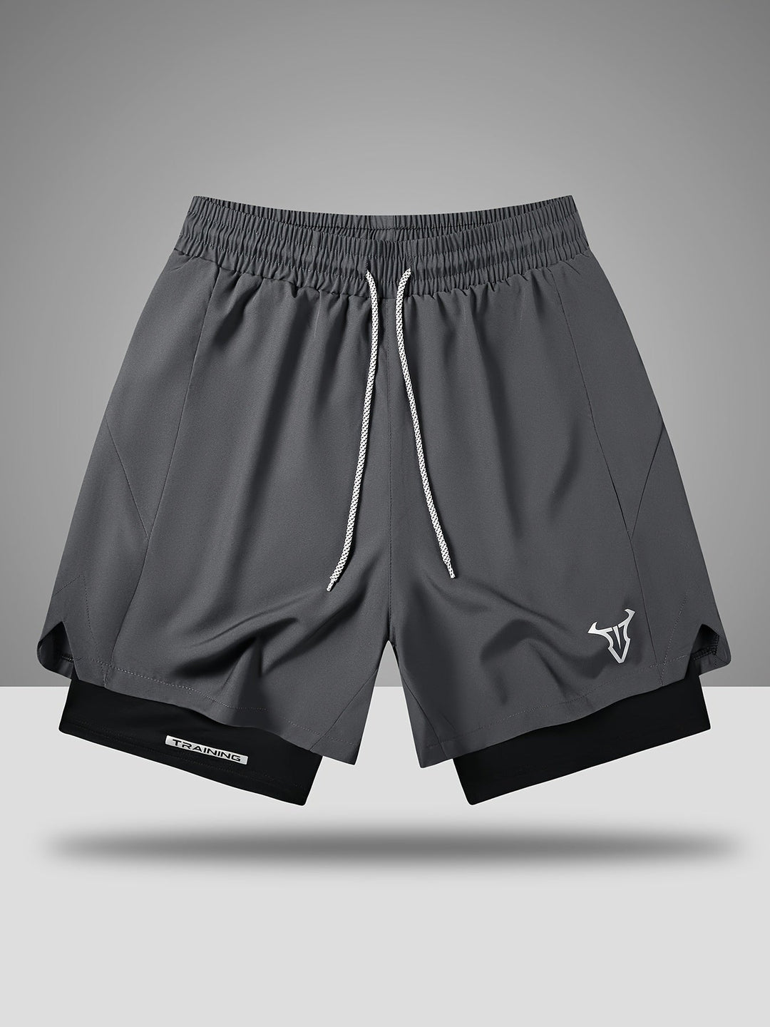 Fabian Sportliche Herren Shorts mit geometrischem Muster