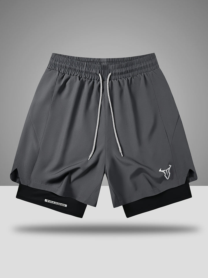 Fabian Sportliche Herren Shorts mit geometrischem Muster