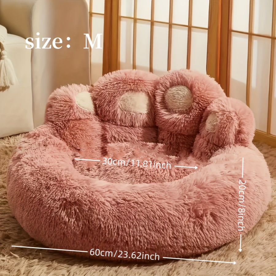 Washable Plush Calming Dog Bed