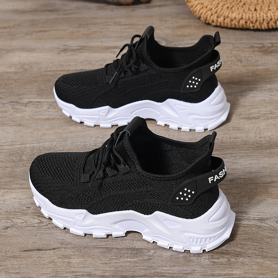 Atmungsaktive Bequeme Damen Strick-Sneaker