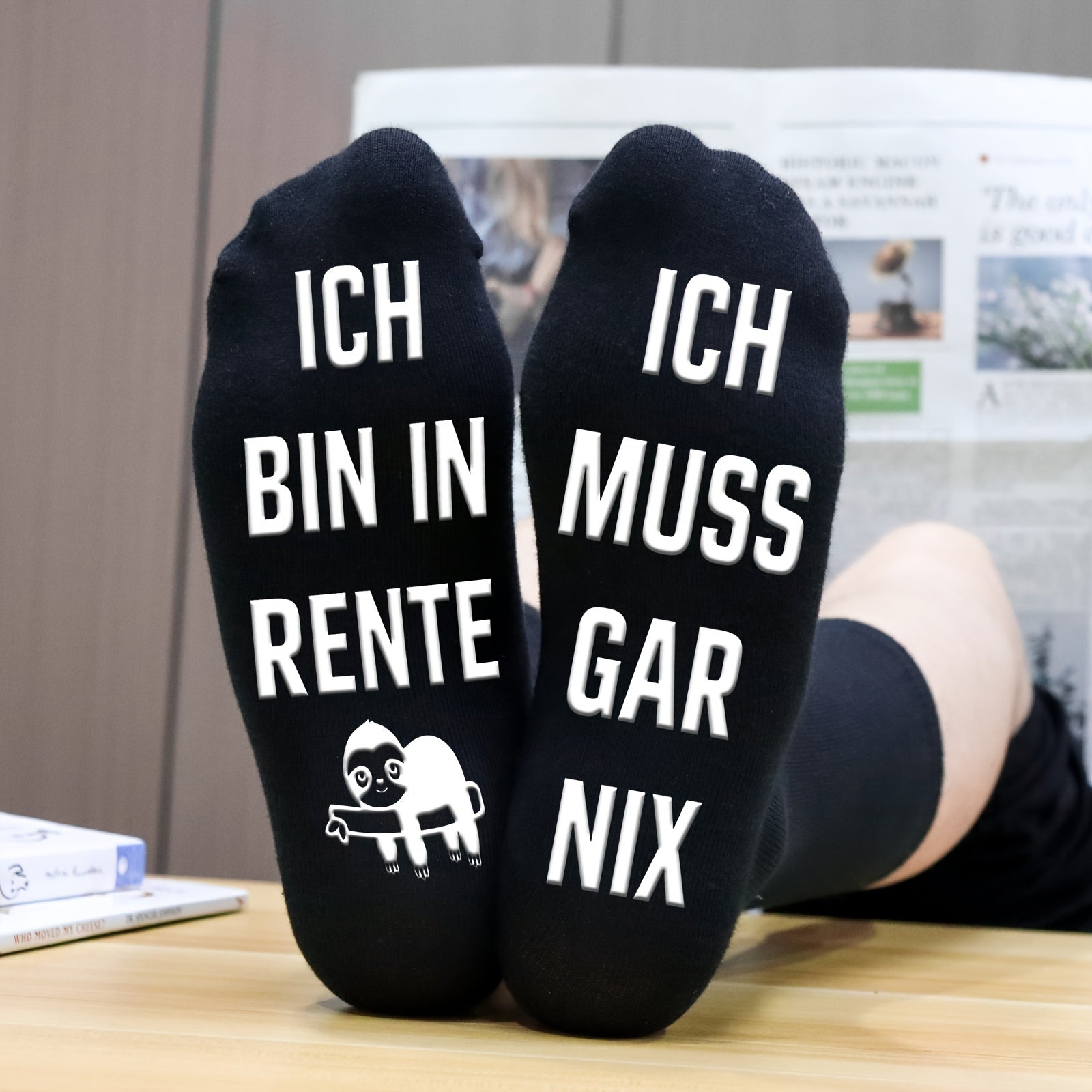 Non-Slip Breathable Funny Retirement Socks