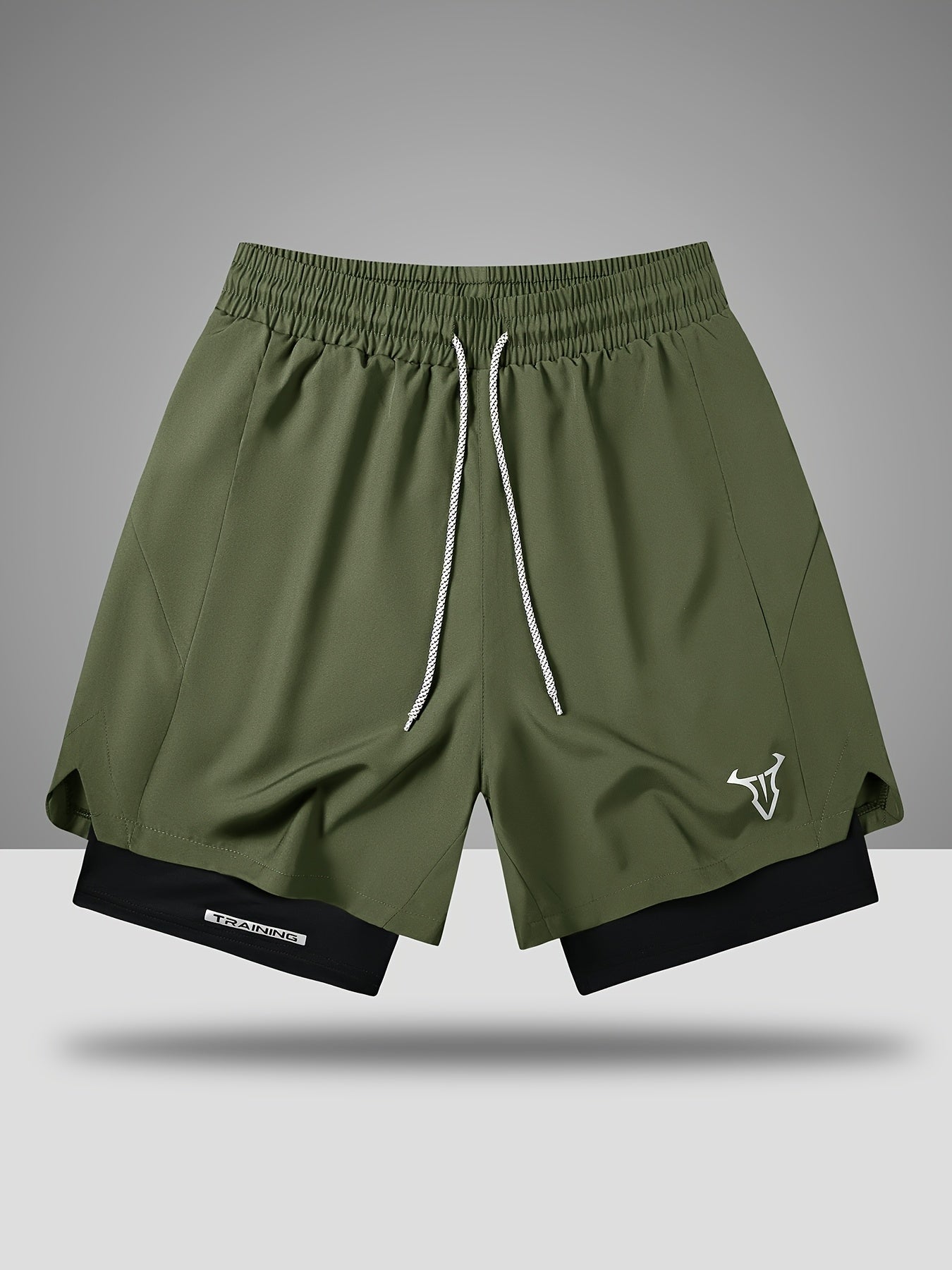 Fabian Men's Sport Shorts with Geometric Pattern and Light Stretch