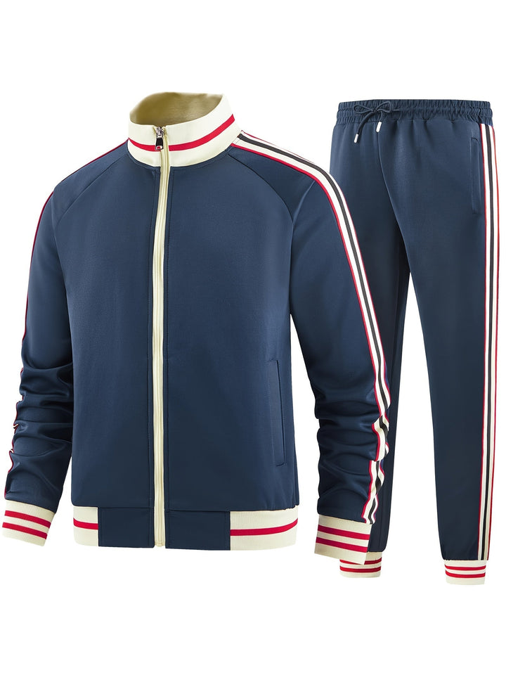 Sportlicher Lässiger Herren Trainingsanzug Set