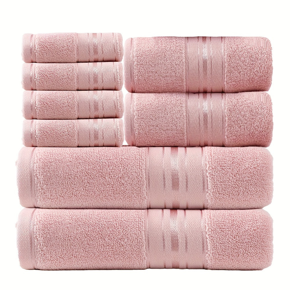Stylish 8-Piece Bath Towel Set