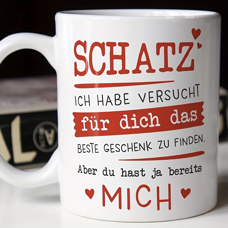 Romantische Keramik Damen Tasse