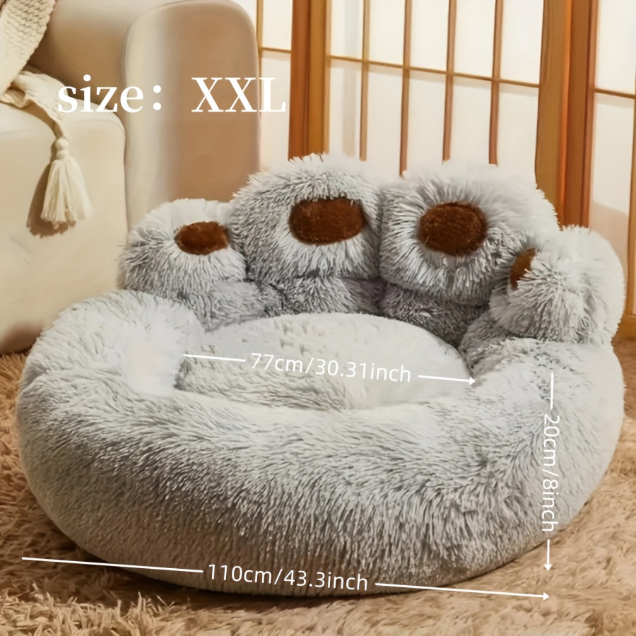 Washable Plush Calming Dog Bed