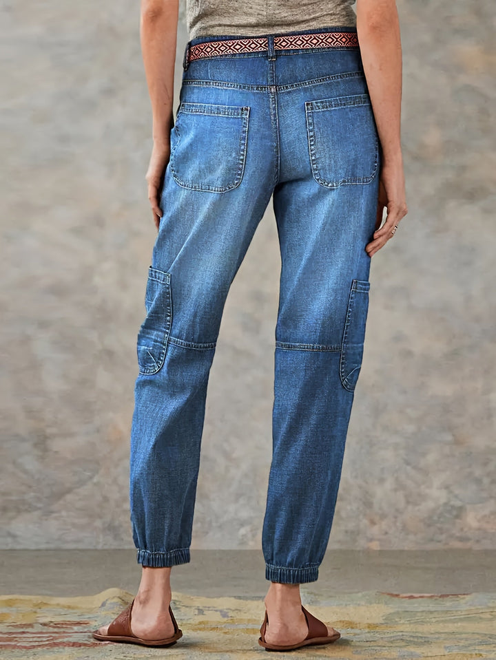 Lässige Damen Hose mit Taschen