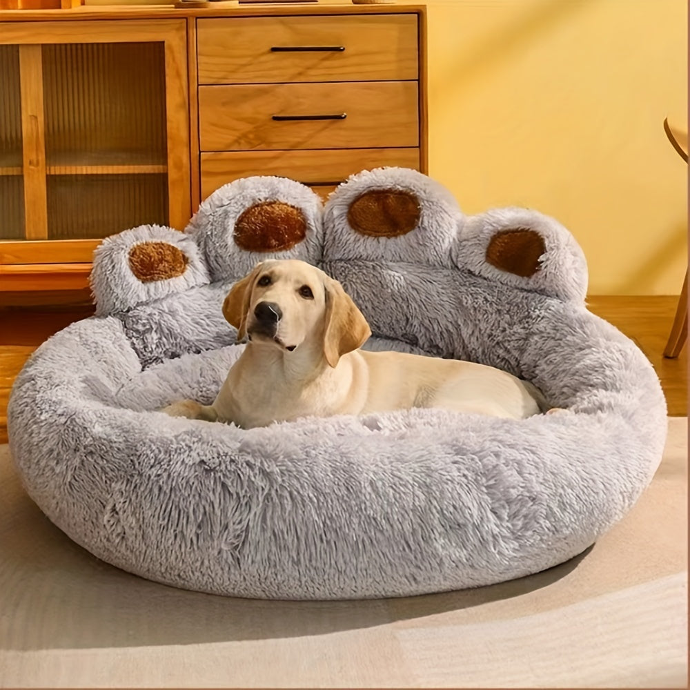 Washable Plush Calming Dog Bed