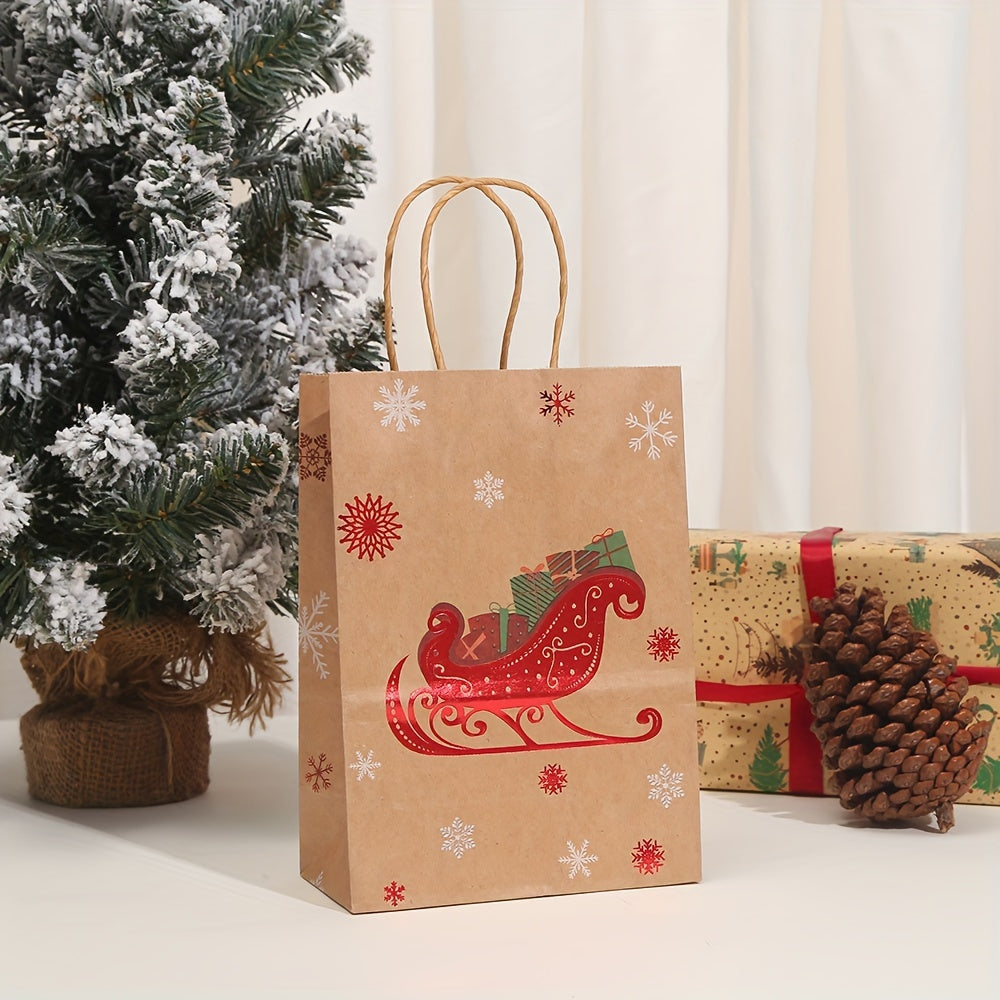 Festive Christmas Gift Bags, 24-Pack
