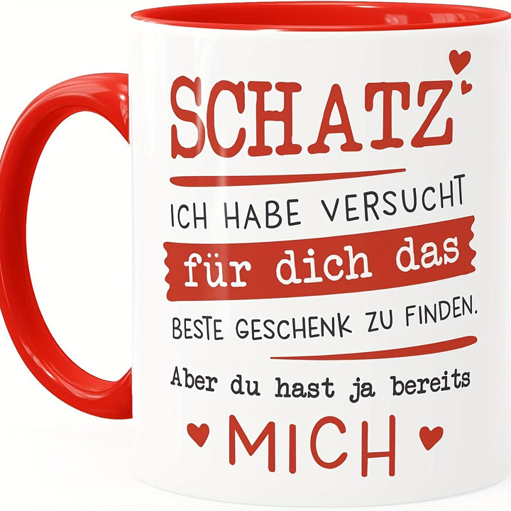 Romantische Keramik Damen Tasse
