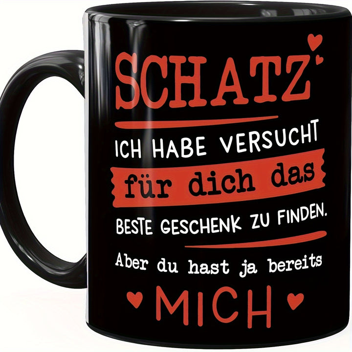 Romantische Keramik Damen Tasse