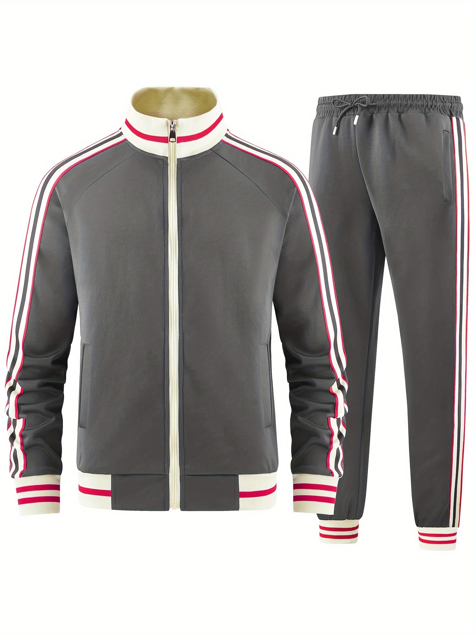 Casual Stylish Athletic Tracksuit Set for Men