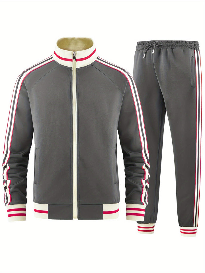 Sportlicher Lässiger Herren Trainingsanzug Set