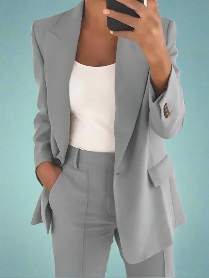 Schickes Damen Blazer &amp; Hosen-Set
