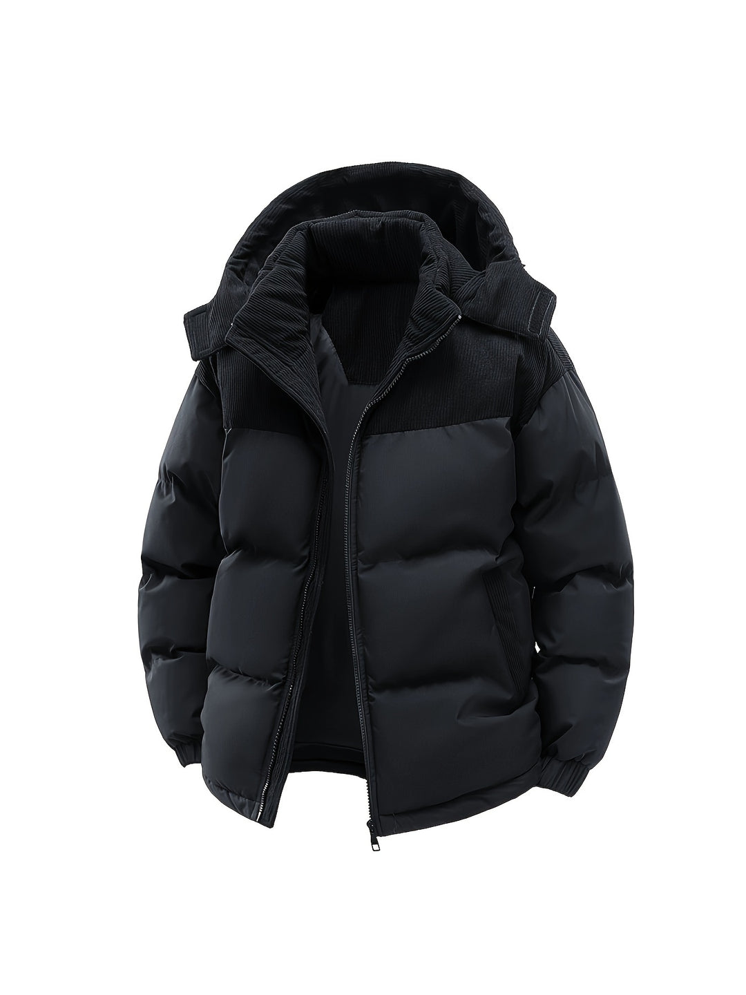 Lässige Damen Steppjacke mit Kapuze