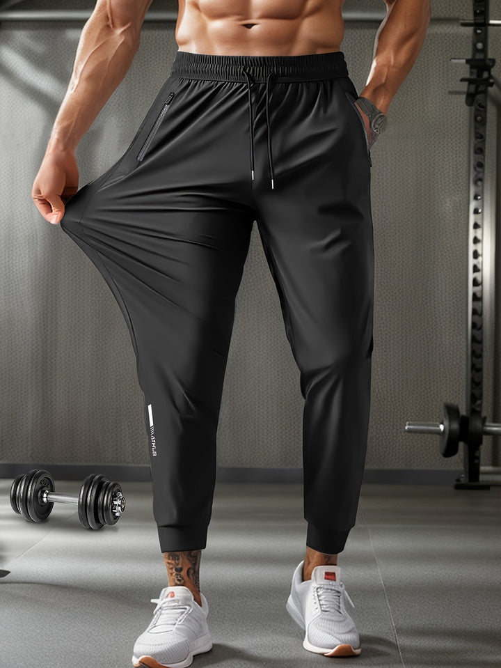 Lässige Herren Jogginghose mit Reißverschlusstaschen