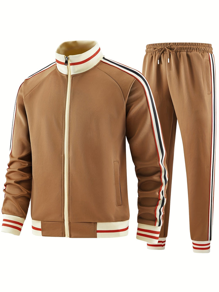 Sportlicher Lässiger Herren Trainingsanzug Set