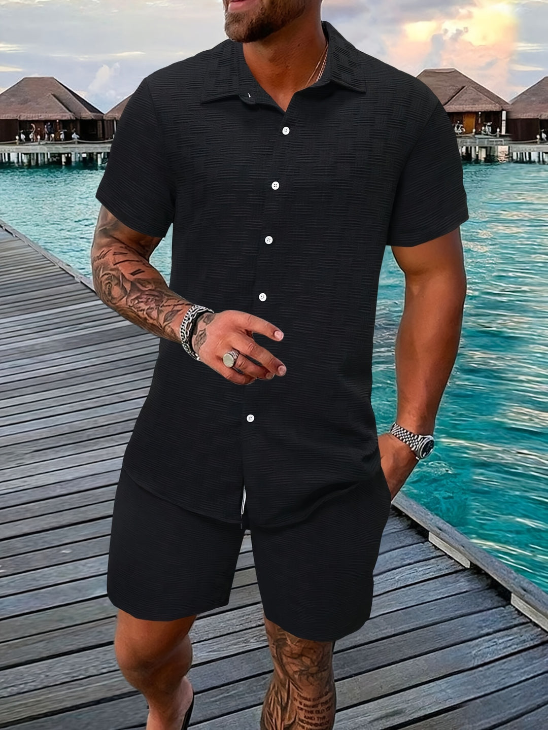 Leichtes Herren Strand-Set