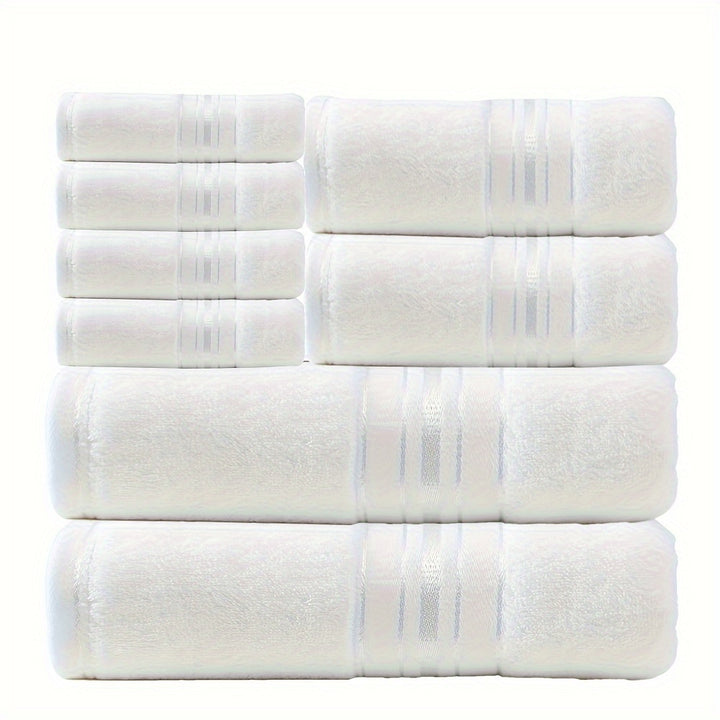 Weiche Damen Badetuch-Set 8-teilig
