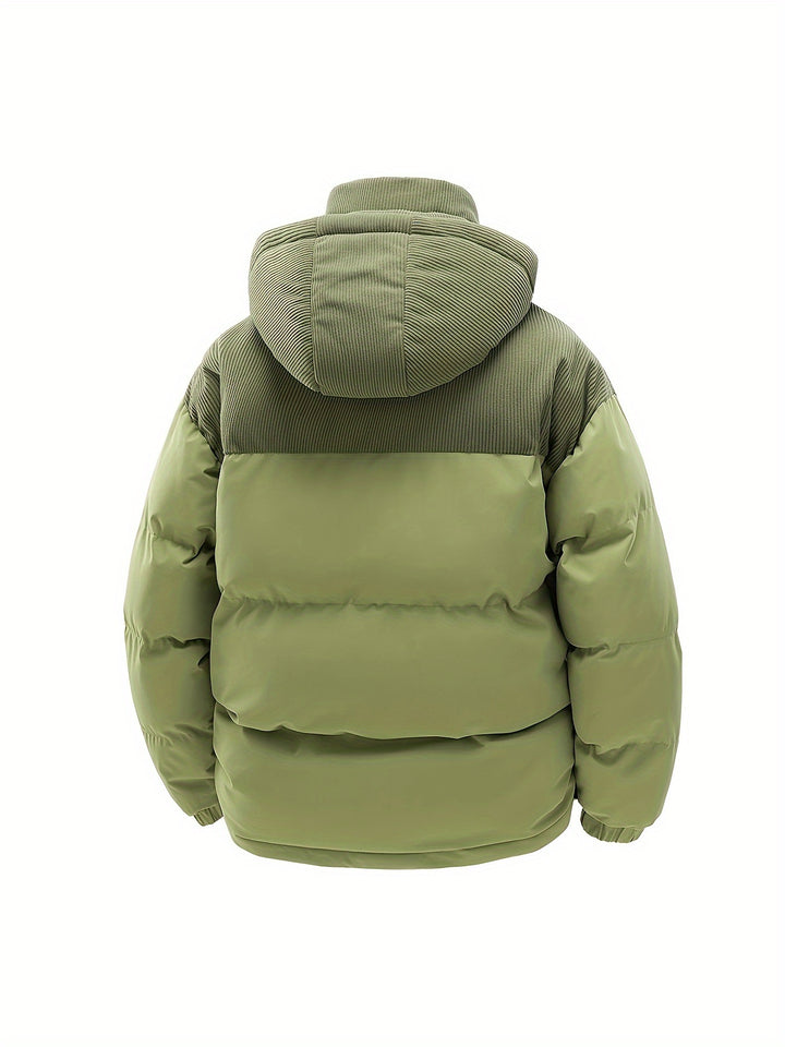 Lässige Damen Steppjacke mit Kapuze