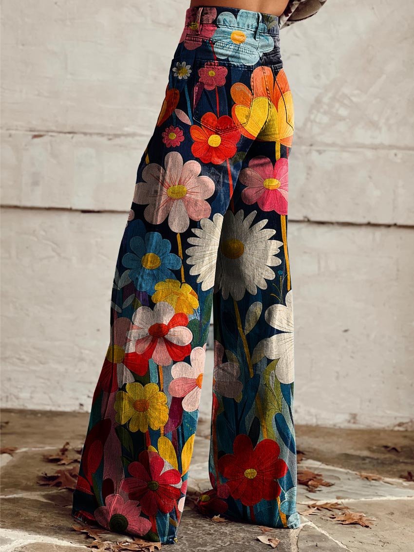 Vintage Damen Schlaghose