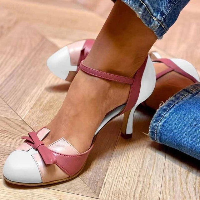 Elegante Damen Absatz-Sandalen