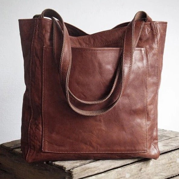 Klassische Leder Damen Handtasche