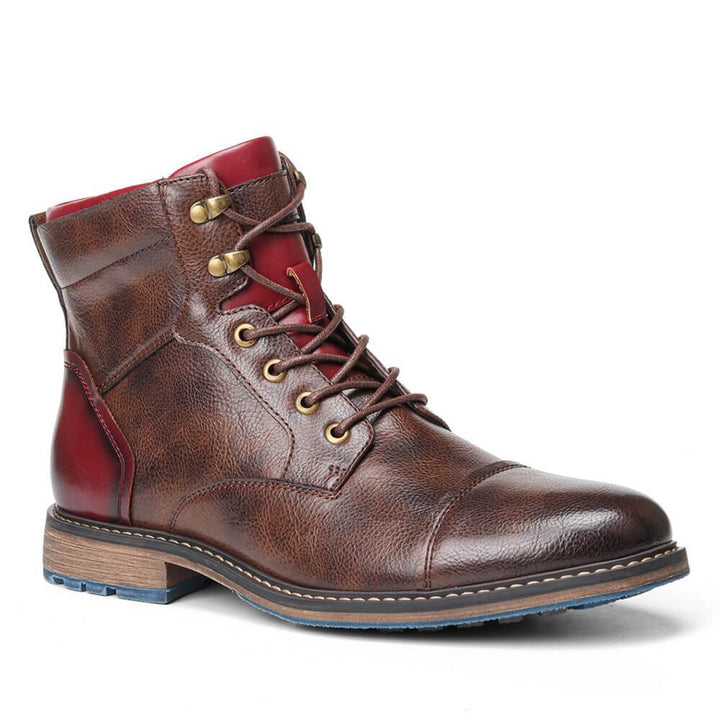 Leo Handgefertigte Damen Oxford-Boots aus Leder
