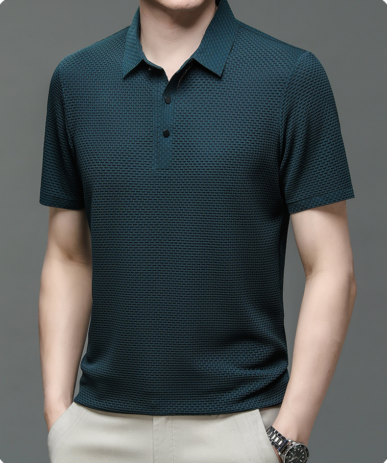 Men's T-Shirt with Buttons