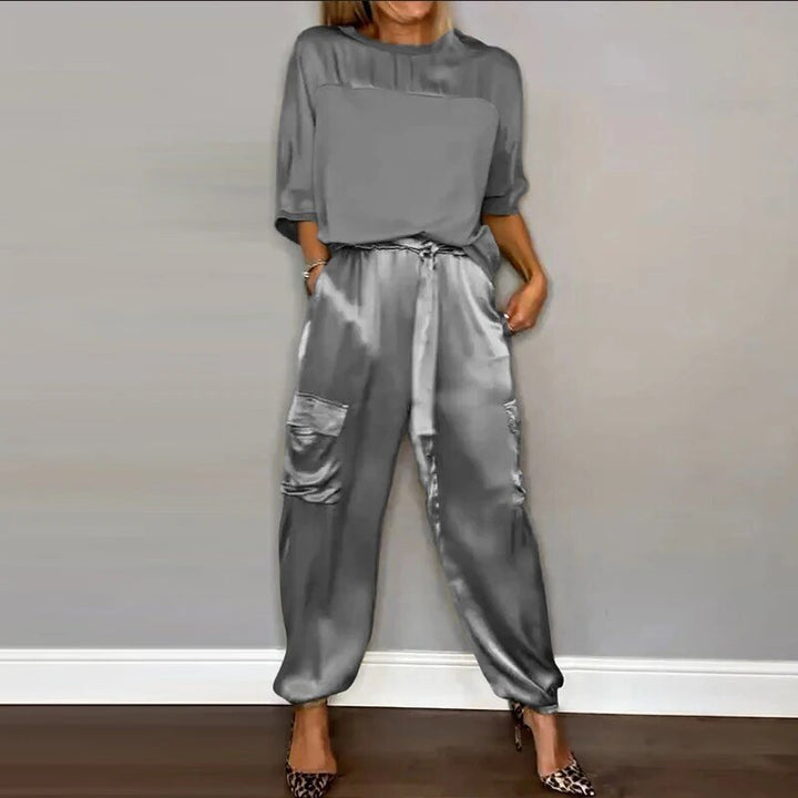 Stylisches Bequemes Damen Zweiteiler-Set