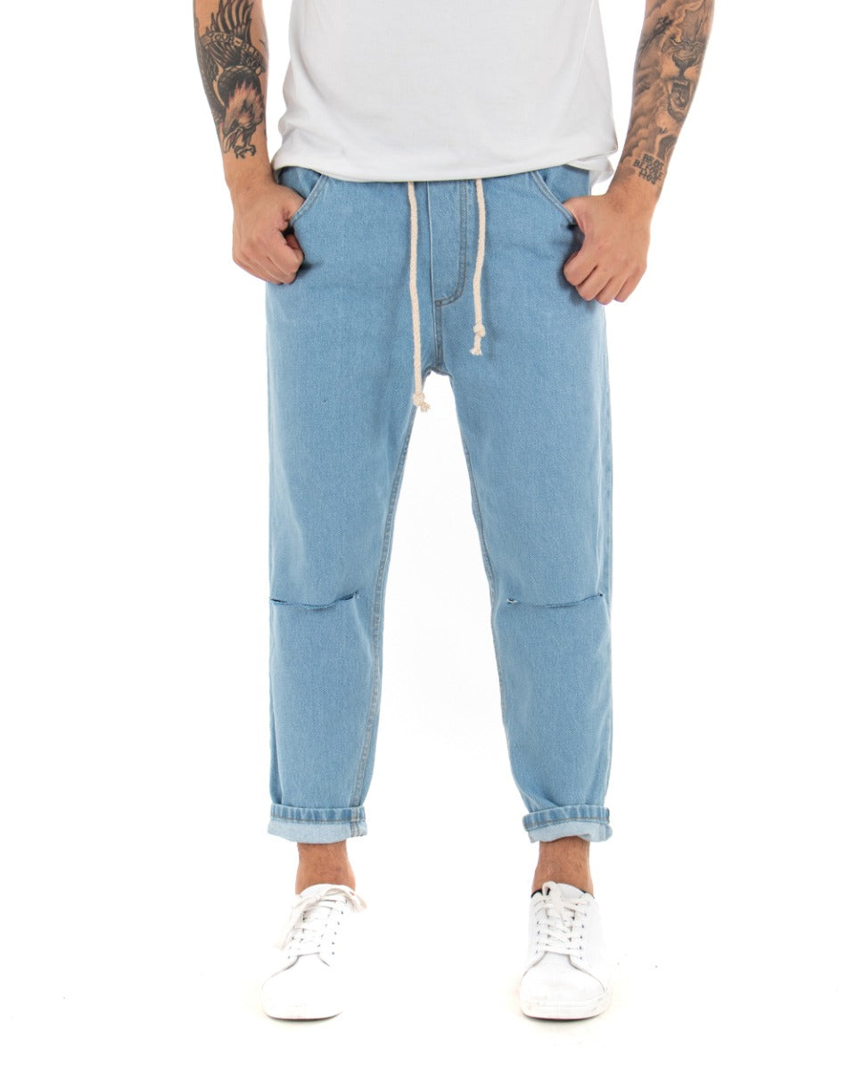 Markus Loose Fit Jeans with Waistband for Men