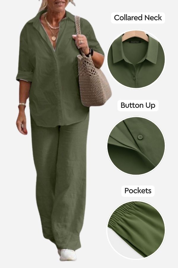 Lässiges Damen Zweiteiler-Set