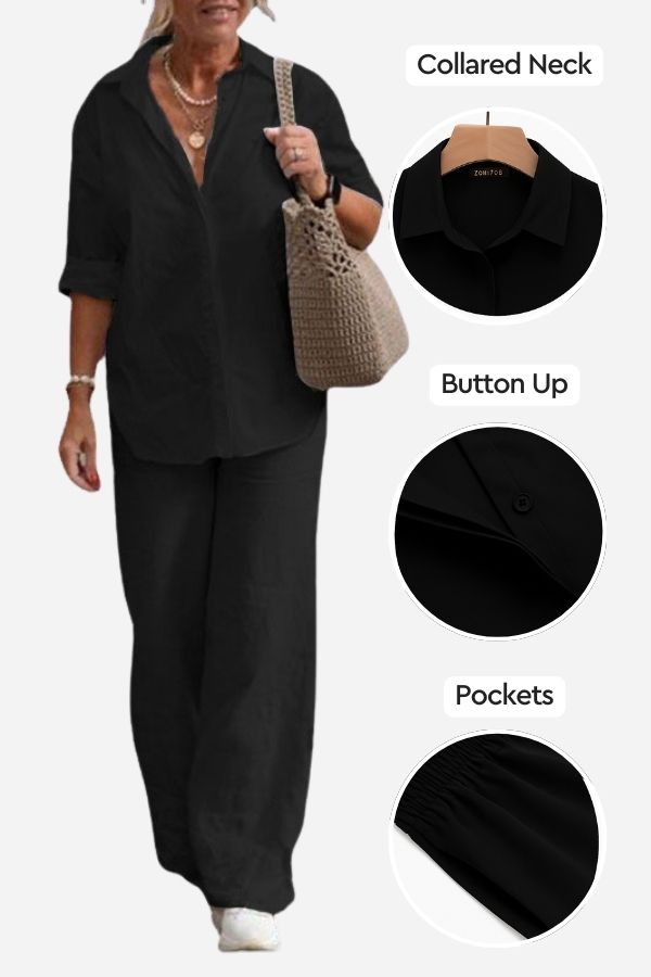 Lässiges Damen Zweiteiler-Set