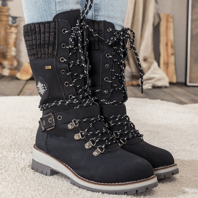 Wasserdichte Warme Damen Winterstiefel