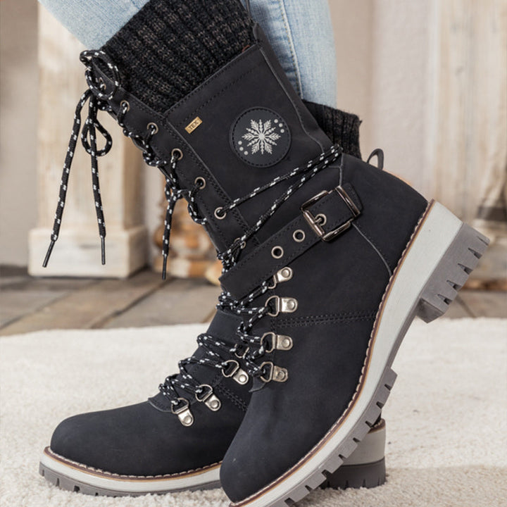 Wasserdichte Warme Damen Winterstiefel