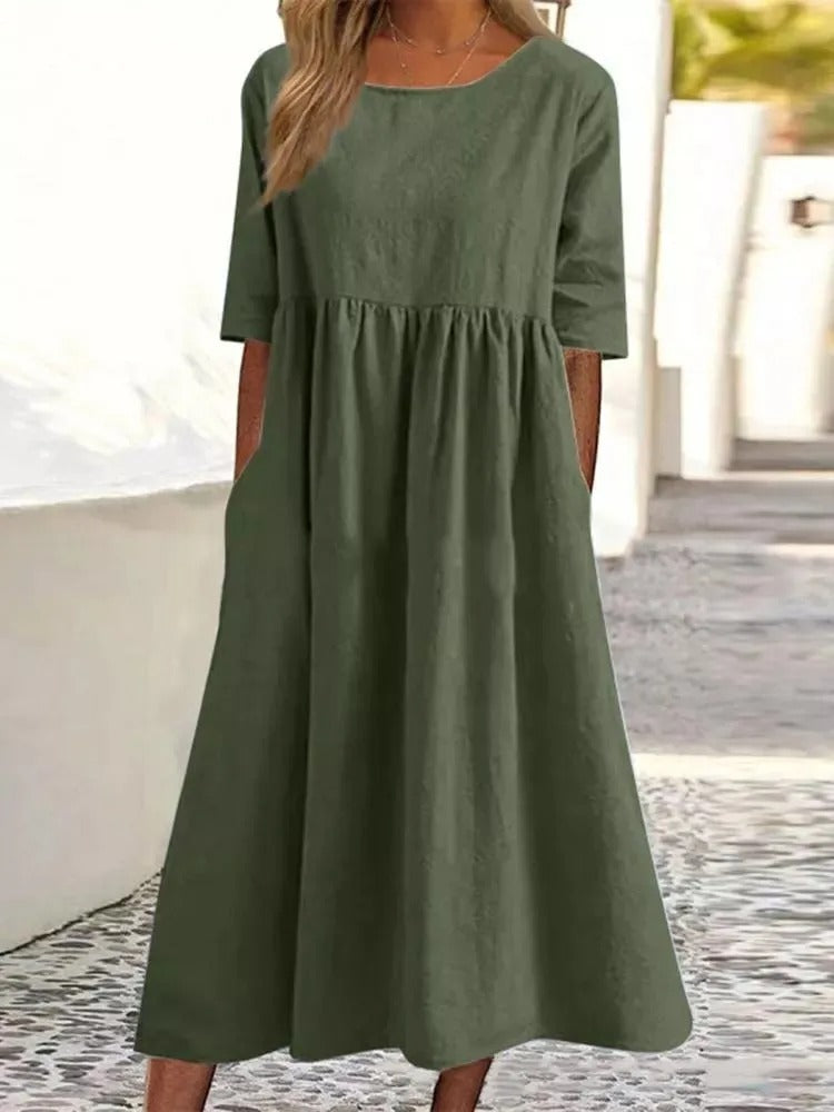 Elegantes Midi-Kleid Damen