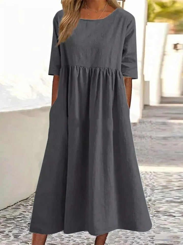 Elegantes Midi-Kleid Damen